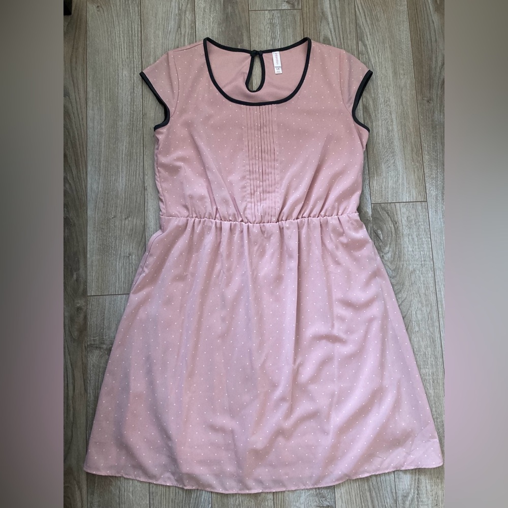 Xhilaration dusk pink capped sleeve dress